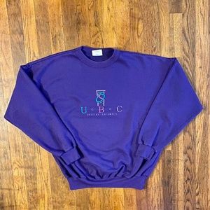 Vintage British Columbia Destination Tourist Souvenir Sweatshirt